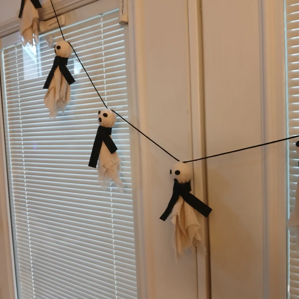 Ghost Garland Halloween Decoration